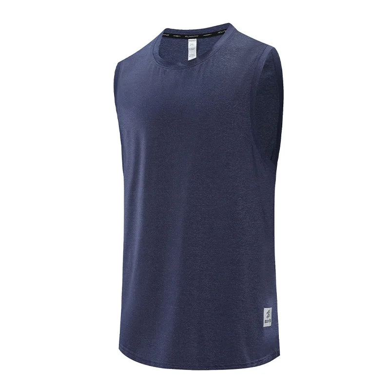 KAMB Mens Workout Tank Tops Mash Fabric Quick Dry Muscle Sleeveless Shirts Cut Off Slim Fit Bodybuilding Gym Tees Singlet 6