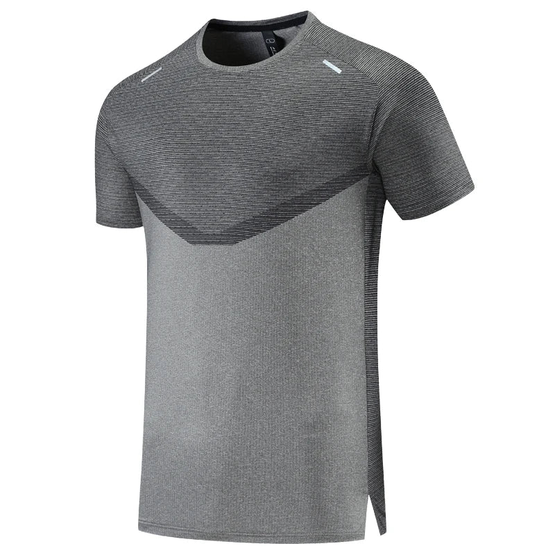 Men Training T-shirt 2022 Fashion Sport Prints Shirts Quick Dry Gym Short Sleeve Thin Bodybuilding Gym Tees Fitness Shirts 9