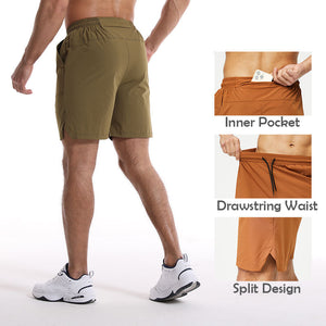 Mens High Quality Printed Gym Fitness Biker Shorts Back Pocket Design Trending Running Sweat Shorts For Men Sports Gym Shorts