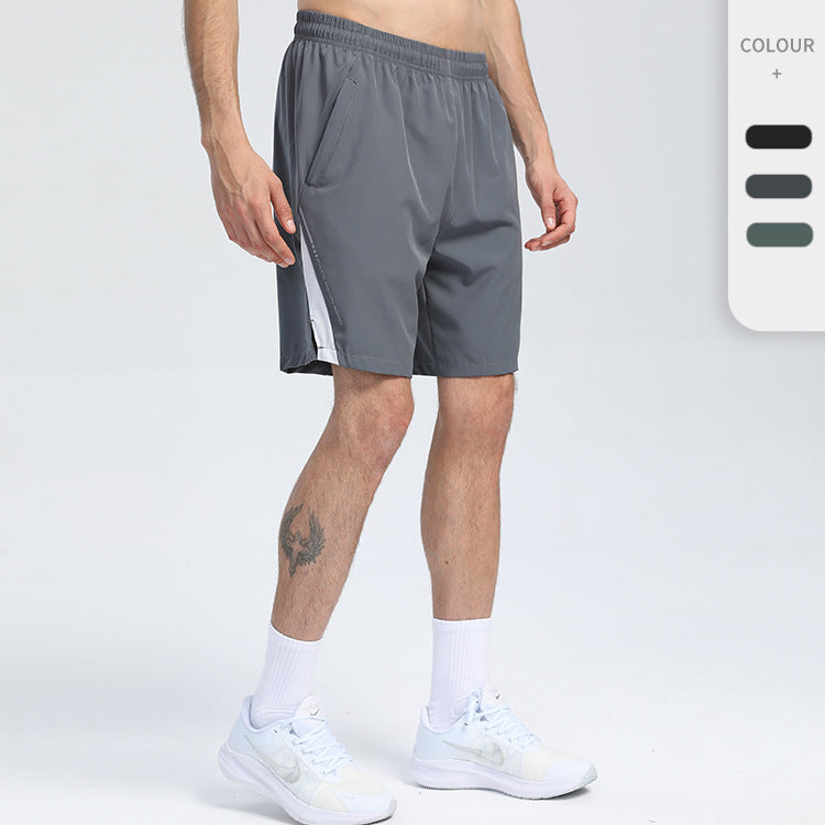 Quick Dry Shorts Summer Loose High Waist Marathon Training Fitness Pants Basketball Running Sports Shorts Men