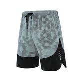 Men's Color-Blocked Sports Shorts - Casual Lightweight Ideal for Marathon Running Basketball Training Fitness Beach Wear