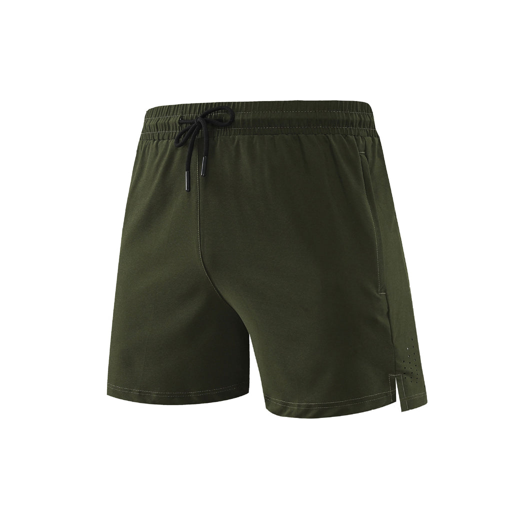 Men's Stretch Woven Sports Shorts with Quick-Dry Mesh for Running, Marathon, Track & Fitness
