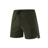 Men's Stretch Woven Sports Shorts with Quick-Dry Mesh for Running, Marathon, Track & Fitness