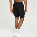 Men Bodybuilding Shorts 2 In 1 Summer Gym Workout Male Breathable Mesh Quick Dry Jogger Fitness Beach Short Pants