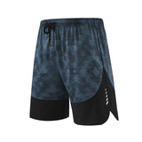 Men's Color-Blocked Sports Shorts - Casual Lightweight Ideal for Marathon Running Basketball Training Fitness Beach Wear