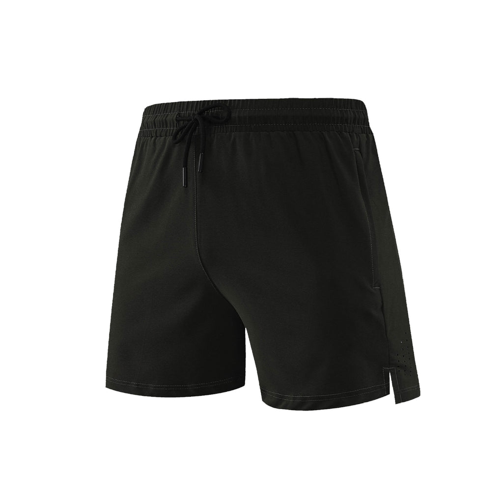 Men's Stretch Woven Sports Shorts with Quick-Dry Mesh for Running, Marathon, Track & Fitness