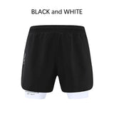 Sport Shorts Double-Deck Running Shorts 2 In 1 Quick Dry Men Sportswear Summer Gym Training Short Pants