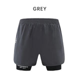 Sport Shorts Double-Deck Running Shorts 2 In 1 Quick Dry Men Sportswear Summer Gym Training Short Pants